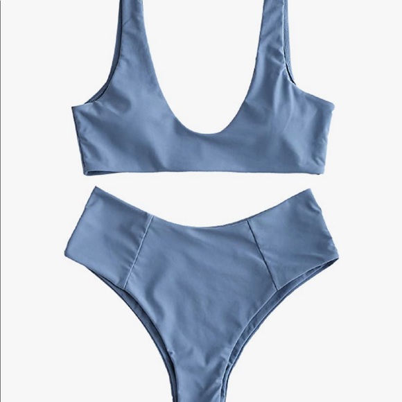ZAFUL bunDle of 2! High Cut Scoop Bikini Sets - Picture 3 of 9